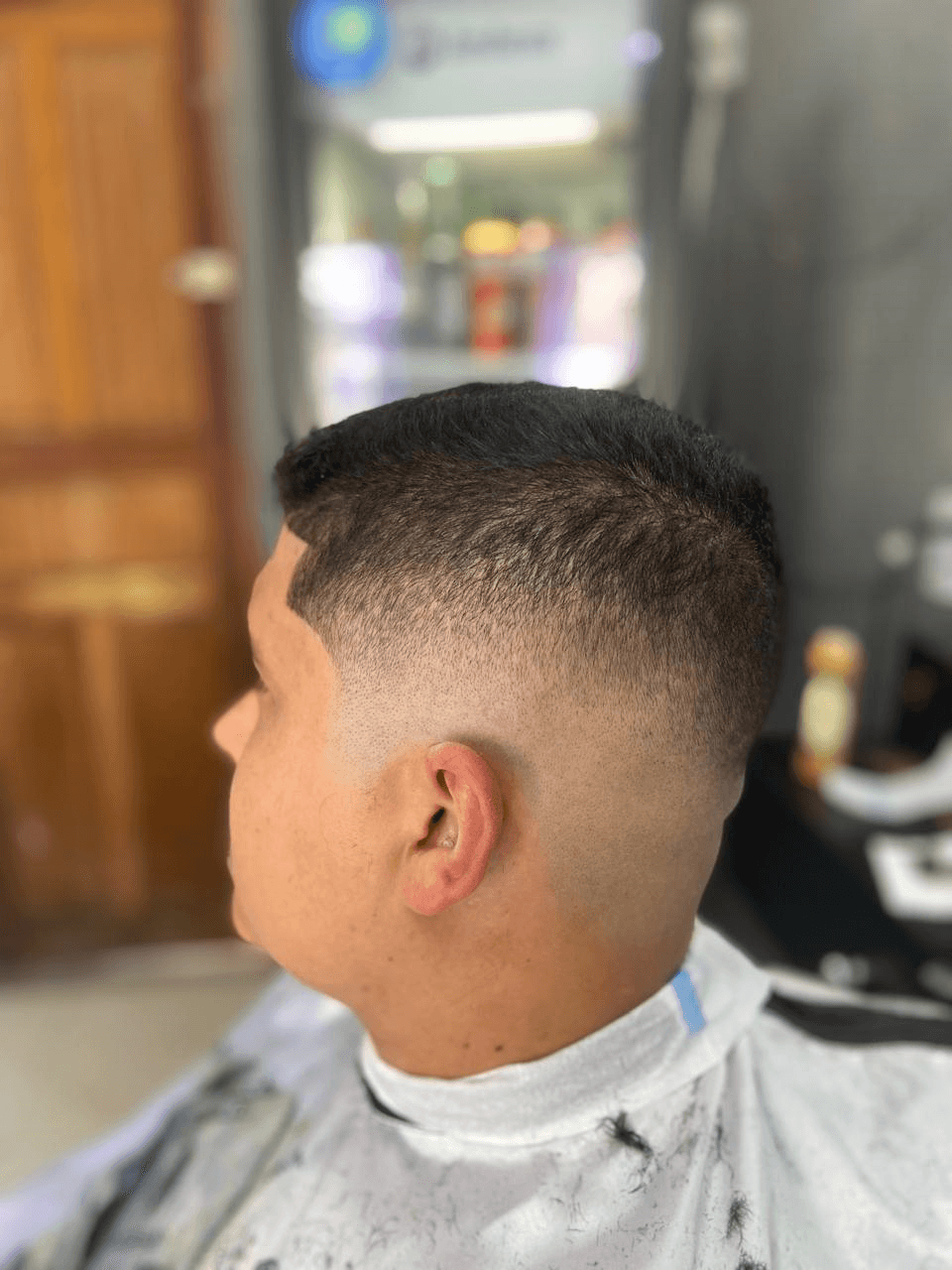 Interior da barbearia